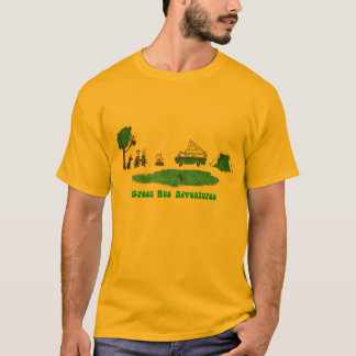 O ônibus verde aventura-se a camisa longa da Capa