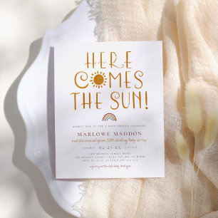 O Orçamento Aqui Vem O Sol   Chá de fraldas Boho