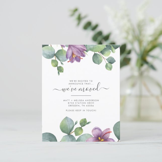 O Orçamento Fez O Eucalipto Roxo Verde Mover (Em pé/Frente)