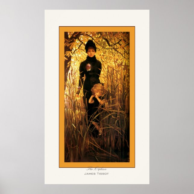 O Órfão ~ James Tissot ~ Fine Art Impressão (Frente)