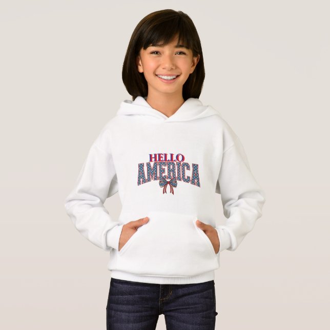O Orgulho Americano Hoodie. (Frente Completa)