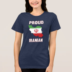 O Orgulho Iraniano do Mapa da Bandeira Orgulhosa
