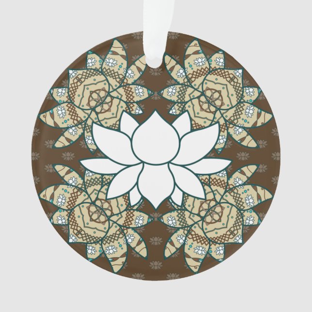 O Ornamento Acrílico Lotus (Frente)