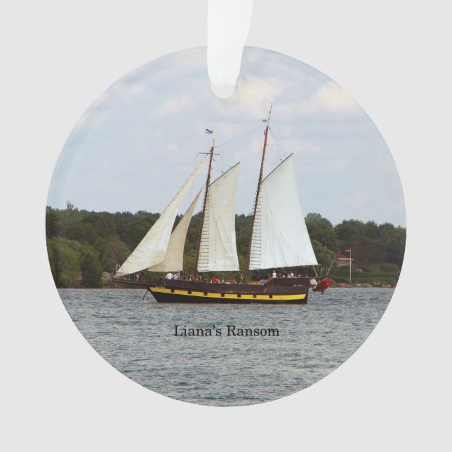 O ornamento acrílico Ransom de Liana (Frente)