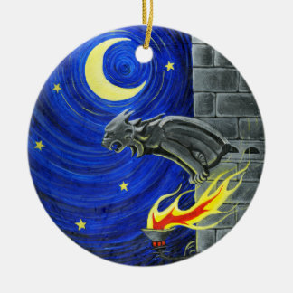 O ornamento da árvore da gárgula