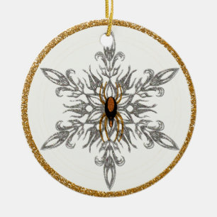 O ornamento da legenda da aranha do Natal