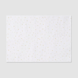 O ouro pontilha o lenço de papel