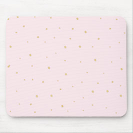 O ouro pontilha o rosa de Mousepad