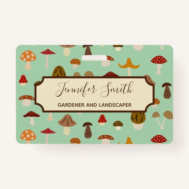 O outono cresce rapidamente crachá do negócio (Frente)