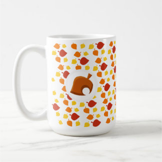 O outono deixa os animais atravessarem a caneca de