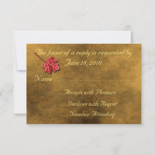 O outono deixa placas RSVP