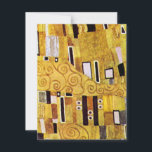 O Padrão do Beijo de Gustav Klimt, Art Nouveau<br><div class="desc">O Beijo (detalhe do padrão) de Gustav Klimt é uma pintura simbolista da Era Vitoriana de arte fina vintage. Este detalhe é de uma pintura de amor e romance que apresenta um casal romântico em vários tons de ouro, símbolos e padrões, compartilhando um beijo contra um fundo de bronze. Sobre...</div>
