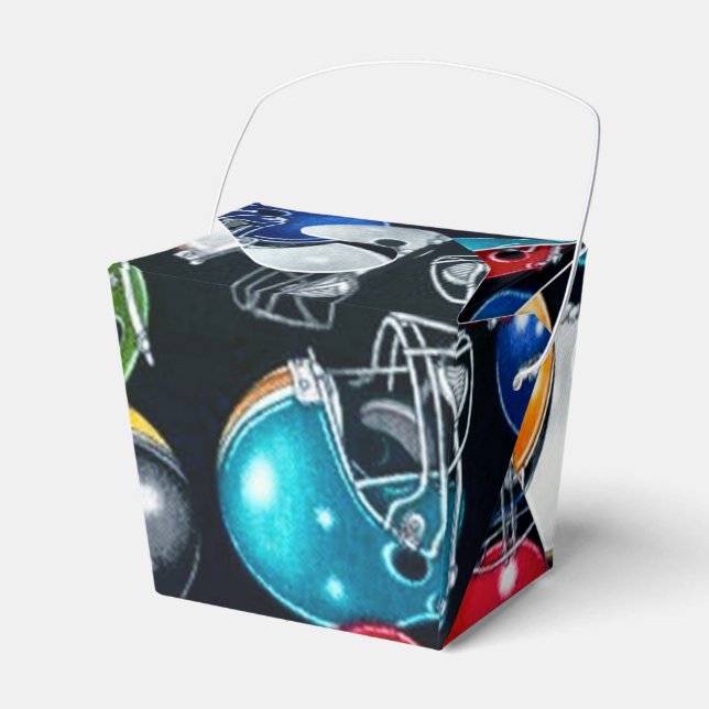 O padrão do capacete de futebol tira a caixa de fa (Frente)