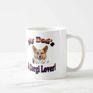 O pai da caneca é um amante OC do Corgi