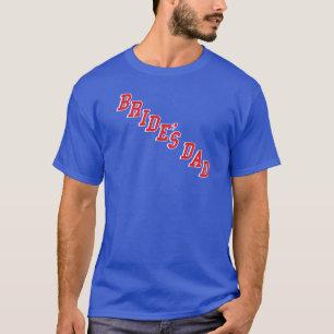 O pai da noiva azul da camisa