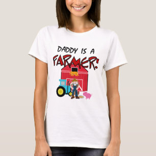 O pai é camiseta e presentes de um fazendeiro