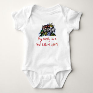 O pai é uma camisa do bebê do mediador imobiliá