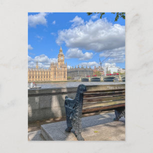 O Palácio de Westminster, Cartão Postal britânico