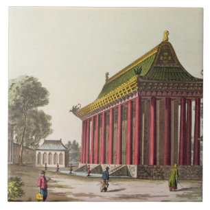 "O palácio europeu" em Yuen-Ming-Yuan, illustrat