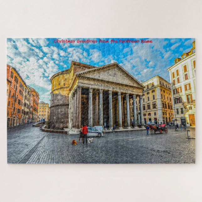 O Panteão Roma Itália Quebra-Cabeça (Horizontal)