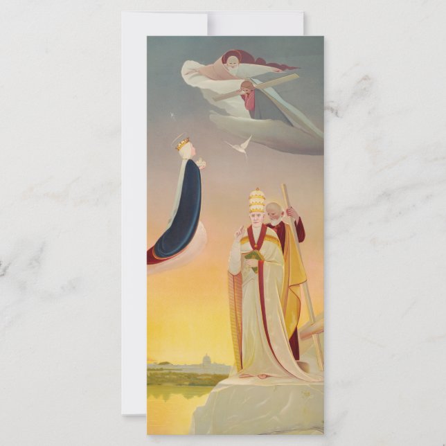 O Papa de Roma, Virgem Maria e Jesus (Frente)