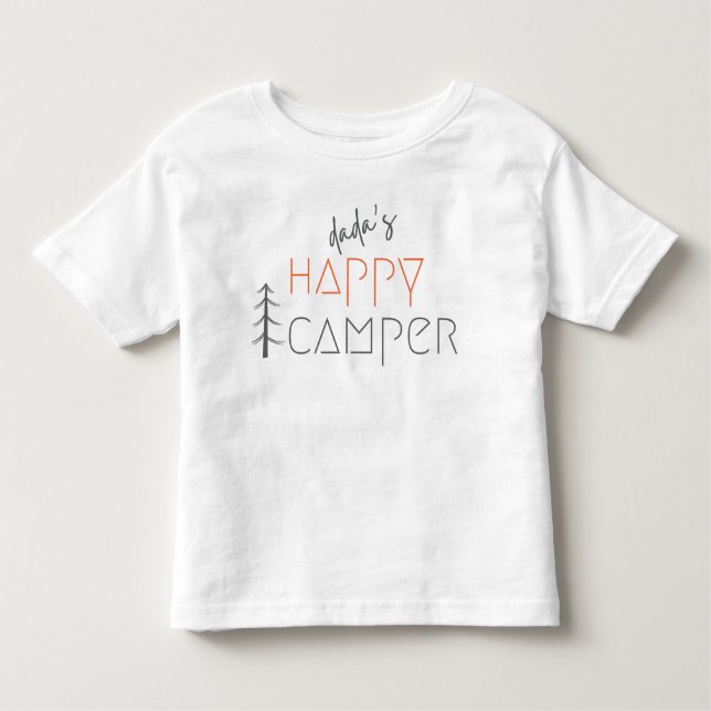 o papai está feliz. Camiseta para Crianças (Frente)