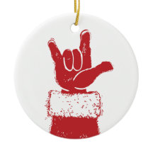 O papai noel ama-o ornamento