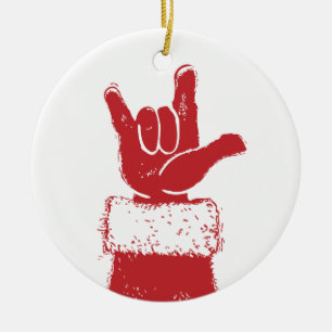 O papai noel ama-o ornamento