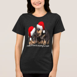 O Papai Noel Está Chegando à Cidade Rottweiler Fof