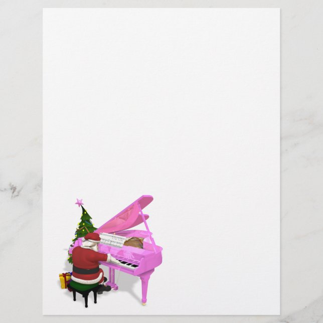 O Papai Noel Joga Piano Rosa (Frente)