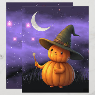 O Papel de Scrapbook de Halloween do Pequeno Homem