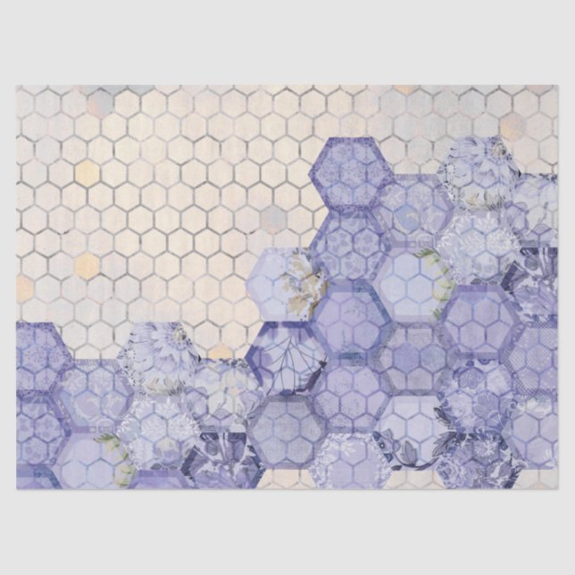 O papel de tecido do Design 10 da Série Blue Bee (Frente )