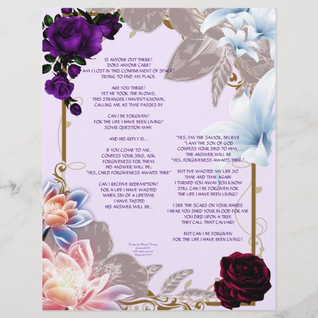 O Papel Personalizado Fordado (Frente)