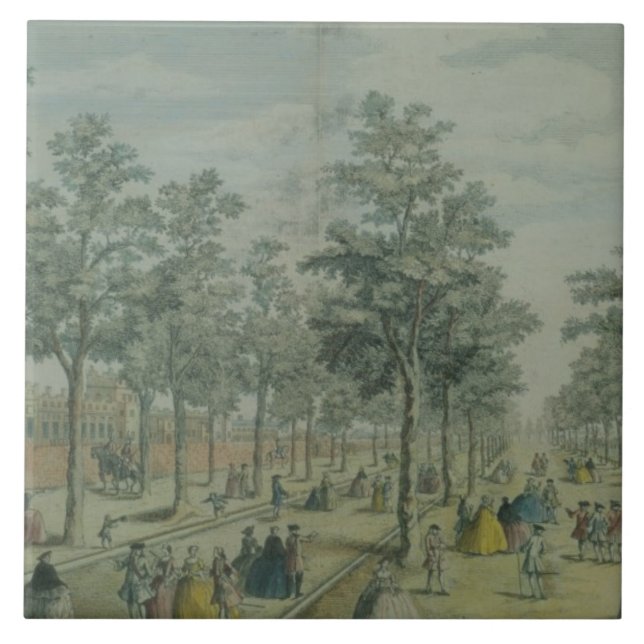O parque tomado perto da jarda estável, 1750 de St (Frente)