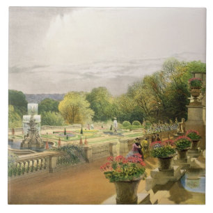 O Parterre, casa de Harewood perto de Leeds, bar.