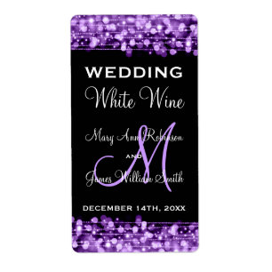 O partido da etiqueta do vinho do casamento