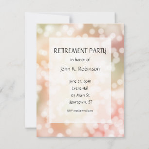 O partido ilumina o convite de festas da