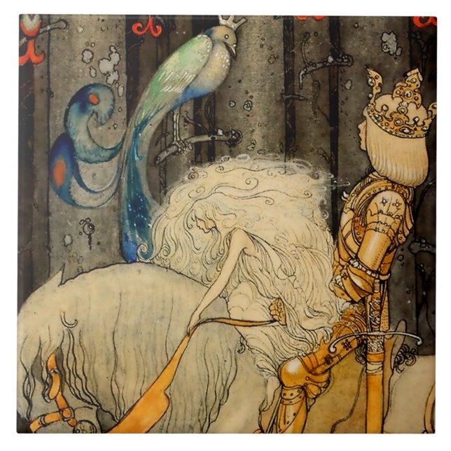 “O Pássaro Azul” por John Bauer (Frente)