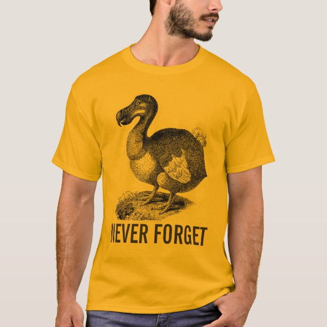 O pássaro do Dodo nunca esquece a camisa (Frente)