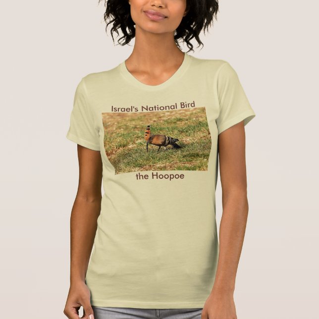 O pássaro nacional de Israel - camisa do Hoopoe T (Frente)
