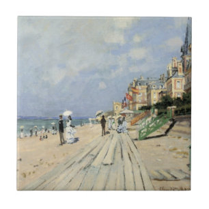O passeio em Trouville por Claude Monet