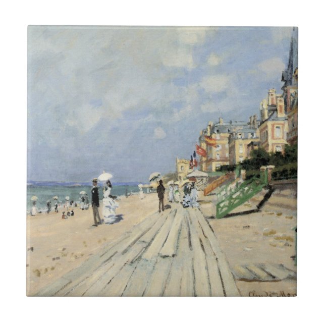 O passeio em Trouville por Claude Monet (Frente)