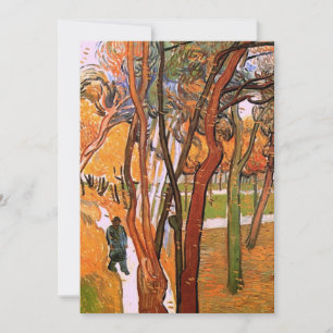 O Passeio: Folhas Caindo de Vincent van Gogh