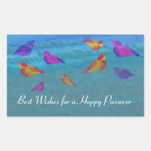 O Passover feliz deseja etiquetas