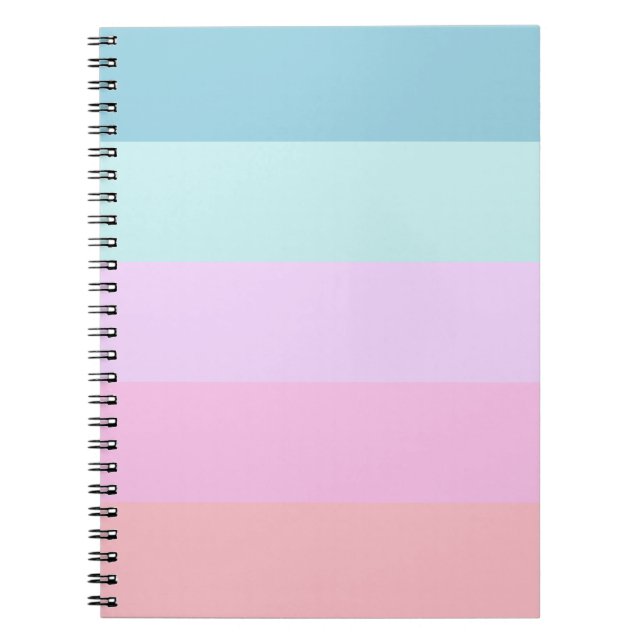 O Pastel listra o caderno (Frente)