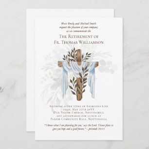 O Pastor Padre Deacon Ministro Retirement Convida