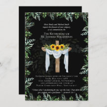 O Pastor Padre Deacon Ministro Retirement Convida