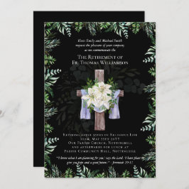 O Pastor Padre Deacon Ministro Retirement Convida