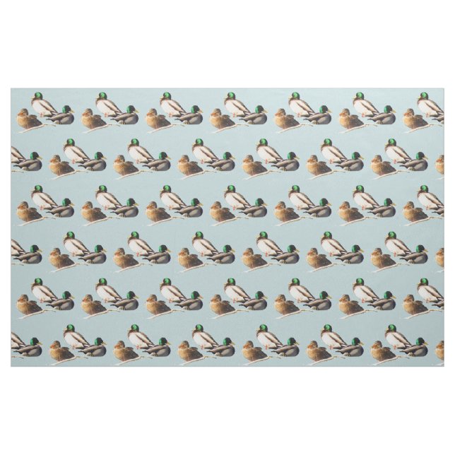 O pato selvagem Ducks o tecido (Fat Quarter)