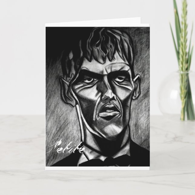 O pequeno cartão que saberão que você está vivo (Frente)